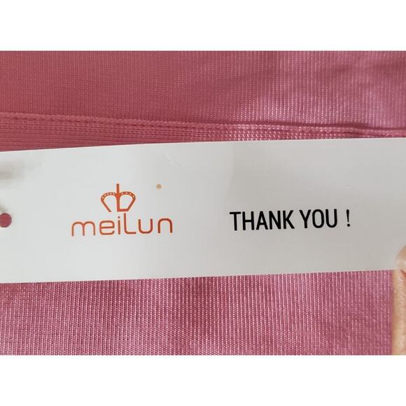 Meilun Women Pink Rayon Pull on Pencil & Straight Mini Stretch Skirt Size Large - Picture 7 of 11